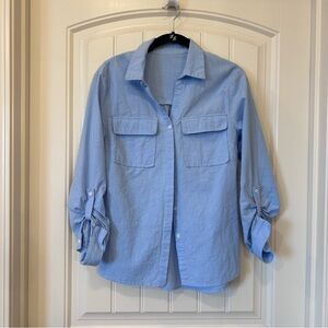 Light Blue Button-Up Shirt